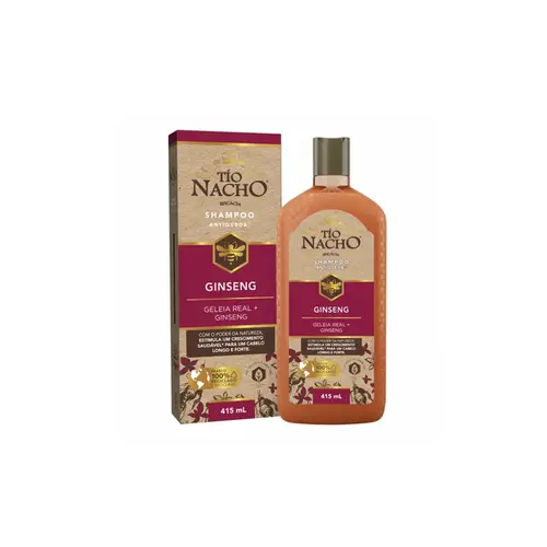Shampoo Tío Nacho Antiqueda Ginseng Com 415ml