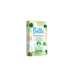 Folhas Corporal Depil Bella Chá Verde e Aveia Com 16 Unidades