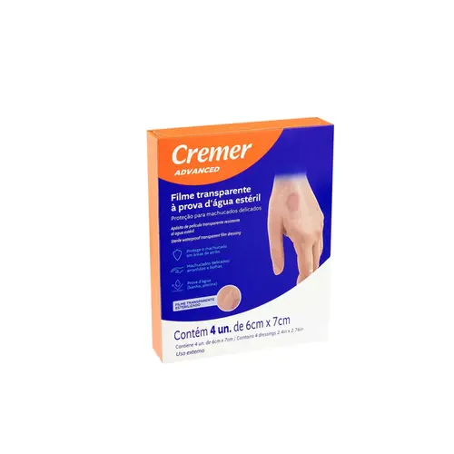 Curativo Filme Cremer Advanced 6cm X 7cm Com 4 Unidades