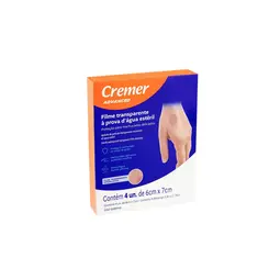 Curativo Filme Cremer Advanced 6cm X 7cm Com 4 Unidades