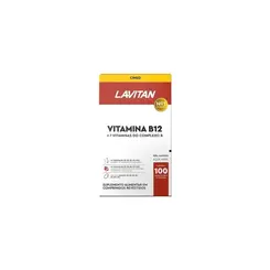 Lavitan Vitamina B12 Complexo B com 100 Comprimidos Revestidos