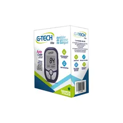 Kit Medidor de Glicemia G-tech Vita