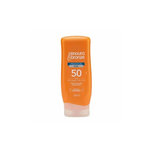 Protetor Solar Cenoura & Bronze FPS50 Com 200ml