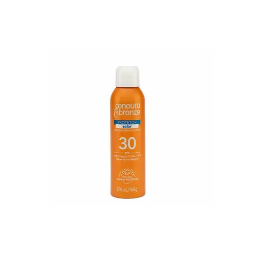 Protetor Solar Aerossol Cenoura e Bronze FPS 30 Com 200ml