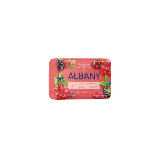 Sabonete em Barra Albany Frutas Vermelhas Com 85g