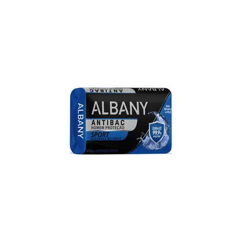 Sabonete em Barra Albany Homem Controle de Odor Com 85g