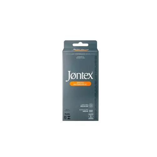 Preservativo Jontex Efeito Retardante 6 Unidades