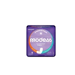 Absorvente Modess Cobertura Suave Sem Abas Com 8 Unidades