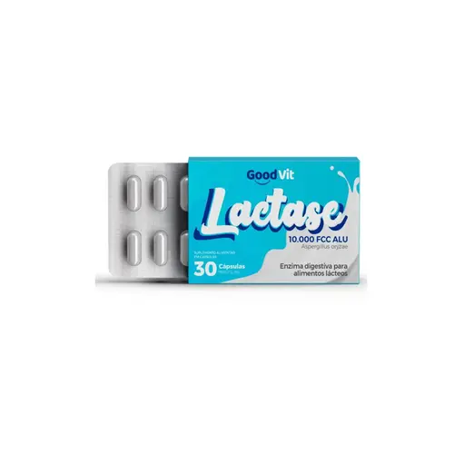 Lactase 10.000 Fcc Good Vit COM 30 Cápsulas