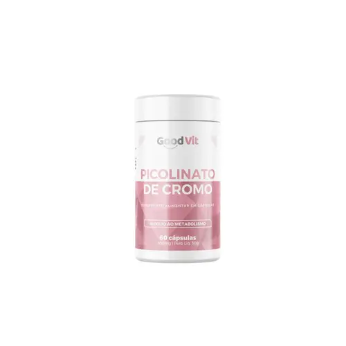Picolinato de Cromo 500mg Good Vit Com 60 Cápsulas