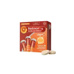 Redoxon Vitamina C 1g Laranja Com 30 Comprimidos Efervescentes