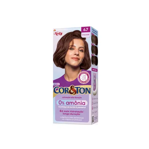 Tintura Cor & Ton 0% Amônia Chocolate 6.7