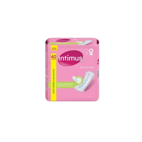 Absorvente Intimus Protetor Diario Com Perfume 40 Unidades