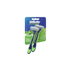 Aparelho de Barbear Gillette Prestobarba3 Sensitive Aloe Vera Com 2 Unidades