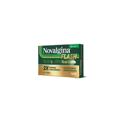 Novalgina Flash Dipirona 1g+Cafeína 130mg Com 8 Comprimidos