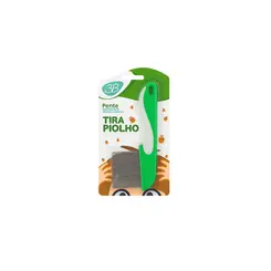 Pente Fino De Aço Tira Piolho Verde Com Cabo 3B