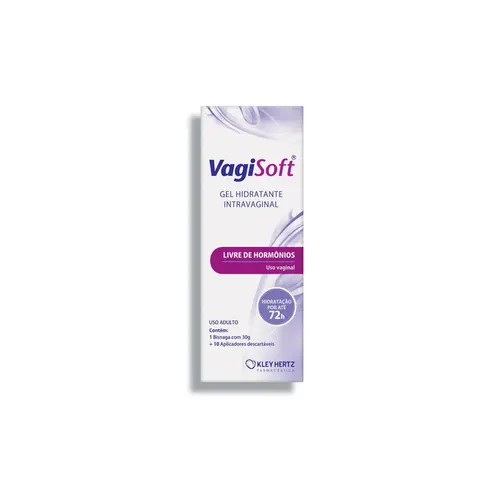 Vagisoft Gel Hidratante Intravaginal 30g Com 10 Aplicadores