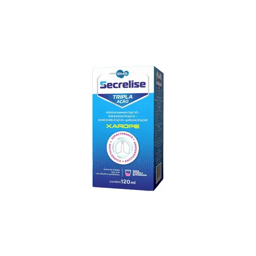 Secrelise Tripla Ação Xarope EMS Com 120ml