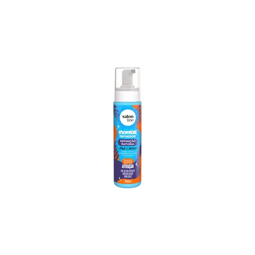 Mousse Definidor Salon Line Definição Natural Ativa e Modela Com 240ml