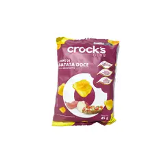 Batata Doce Chips Crocks Bruschetta Com 45g