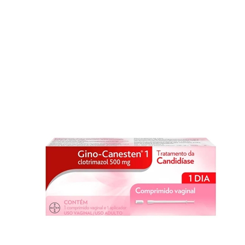 Gino Canesten 05g C1 Compapl Referencia Gino Canesten Comprimido Vaginal 500mg 1 Unidade