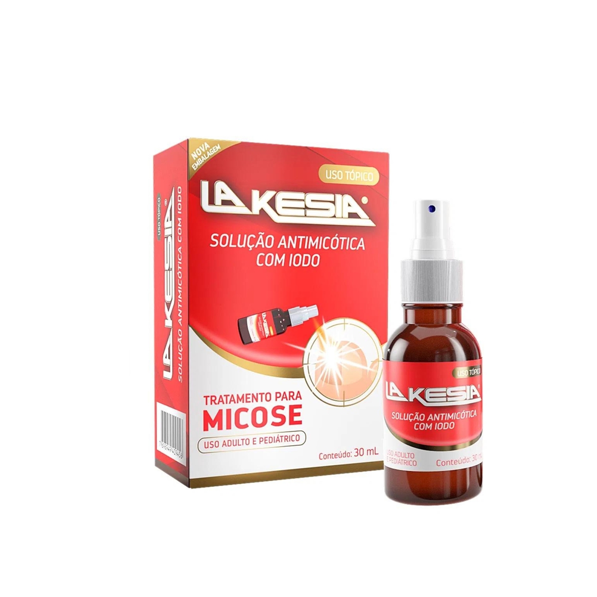 LAKESIA SOL ANTIMICOTICA C/ IODO 30ML T GENOMMA . - Solução ...