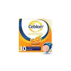 Cebion Vitamina C 1g Laranja Sem Açúcar 30 Comprimidos Efervescentes