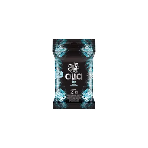 Preservativo Olla Ice Com 3 Unidades