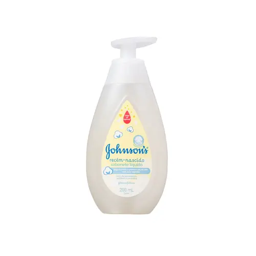 Sabonete Líquido Infantil Johnson’s Recém-Nascido Com 200ml