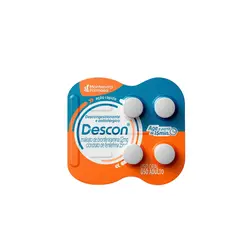 Descon Cartela Com 4 Comprimidos