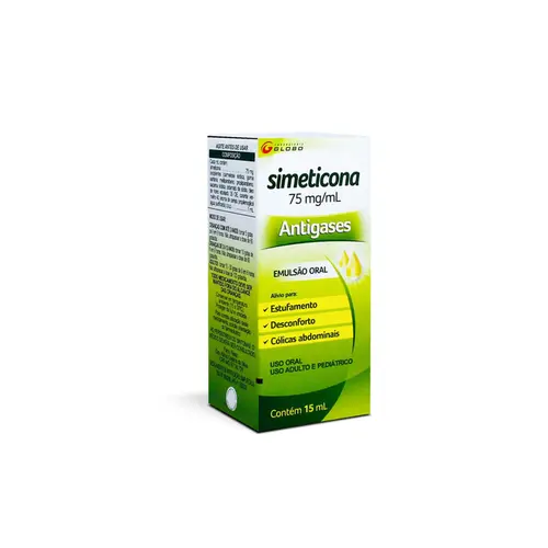 Simeticona 75mg/ml Gotas Globo Com 15ml