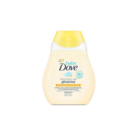 Shampoo de Glicerina Baby Dove Hidratação Glicerinada 200ml Shampoo