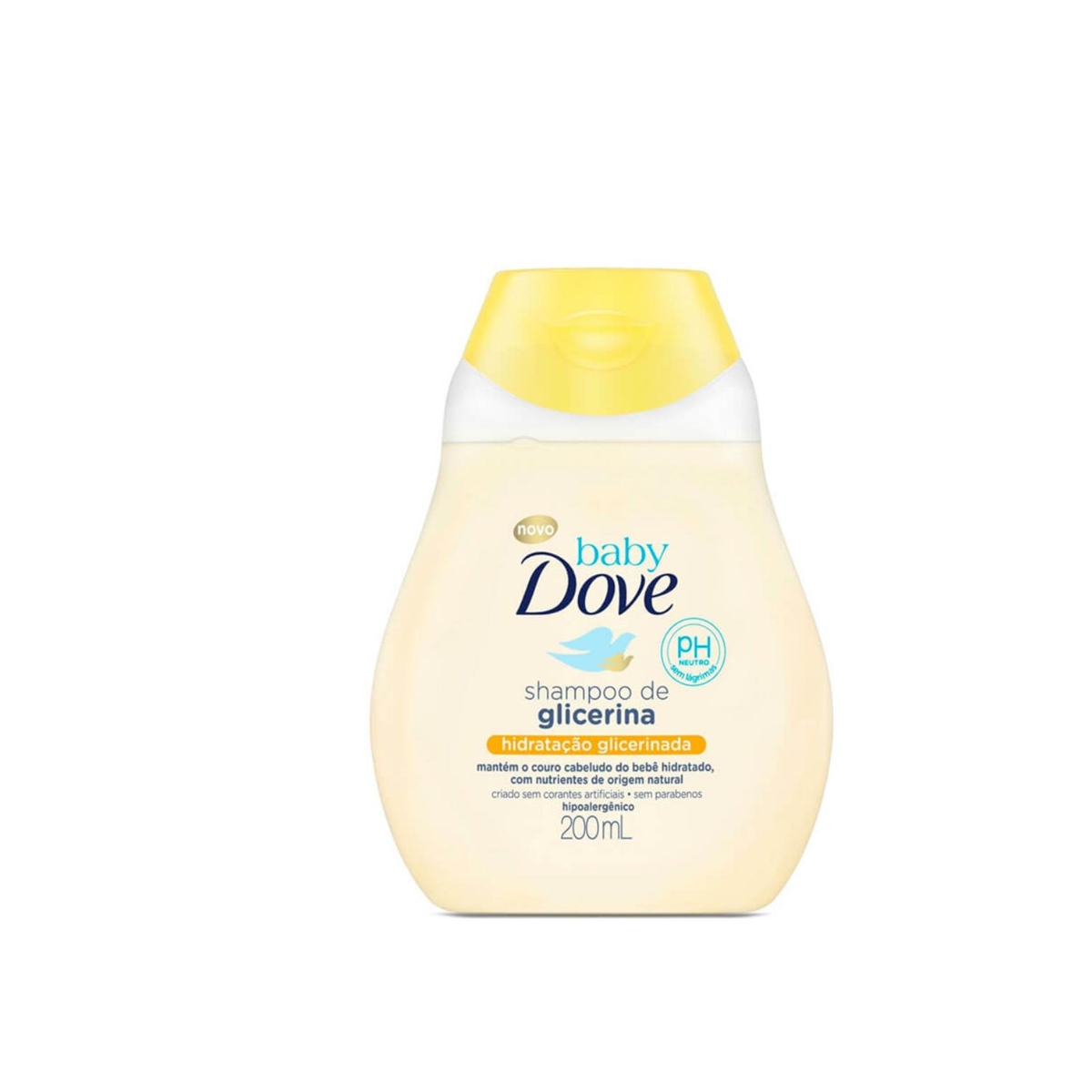 Shampoo de Glicerina Baby Dove Hidratação Glicerinada 200ml Shampoo