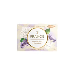 Sabonete em Barra Francis Rosas Branca e Patchouli Com 90g