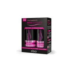 Kit Eico Cosméticos Rosa Mosqueta Shampoo 450ml + Condicionador 400ml