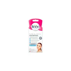 Folha Depilatória Facial Veet Pure & Fresh Com 12 Unidades