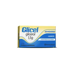 Supositório Glicel Pediatrico 1,667g Com 6 Unidades