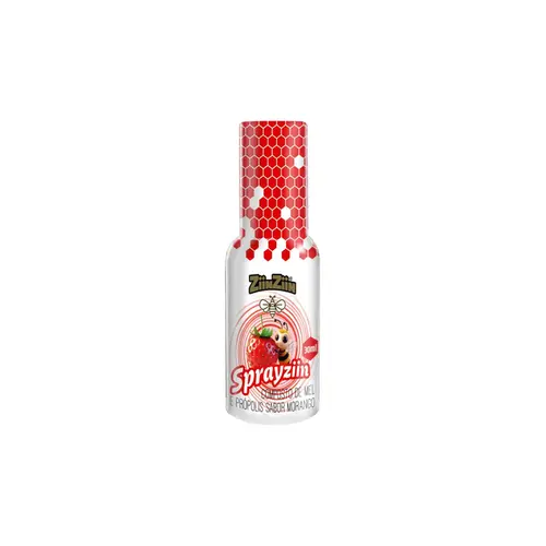 Spray Mel Propólis ZiinZiin Sabor Morango Com 30ml