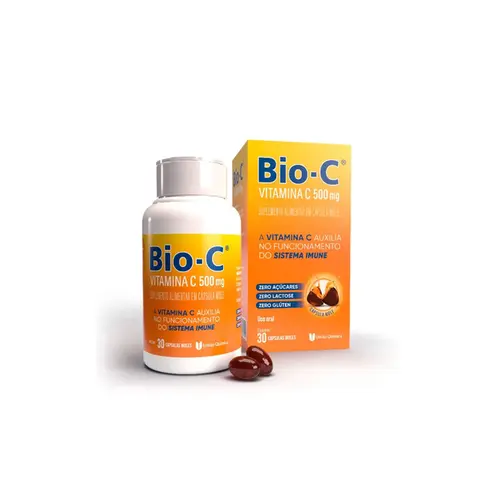 Vitamina C Bio-C 500mg União Quimica Com 30 Cápsulas