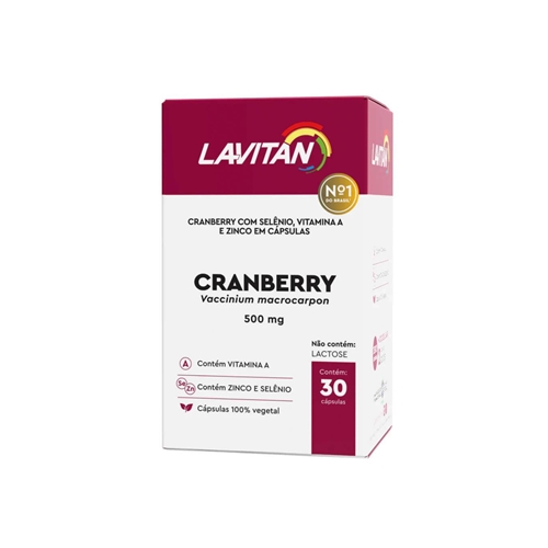 Suplemento Vitamínico Lavitan Cranberry 30 Cápsulas - Suplemento ...