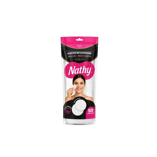 Algodão Nathy Em Disco Com 50 Unidades