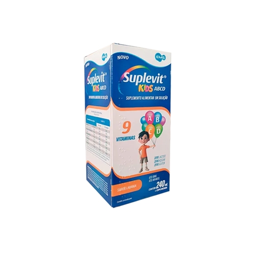 SUPLEVIT KIDS ABCD 240ML LARANJA