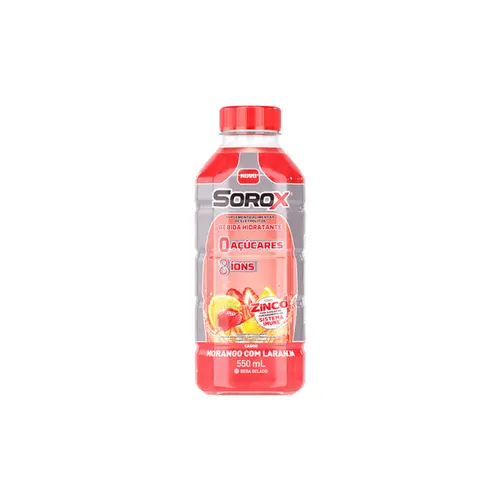 Sorox Sabor Morango Com Laranja Com 550ml
