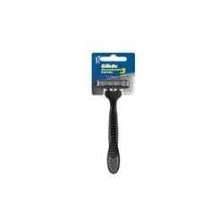 Aparelho de  Barbear Prestobarba3 Gillette Carvão Com 1 Unidade