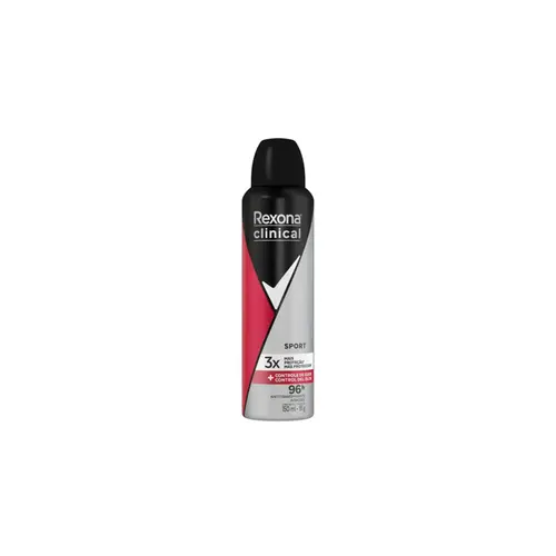 Desodorante Aerosol Rexona Clinical Sport Msculino Com 150ml