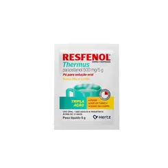 Resfenol Thermus 500mg Contem 1 Sachê de 5g