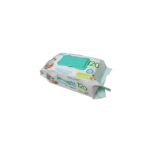Toalha Umedecida Marigold Premium Com 120 Unidades