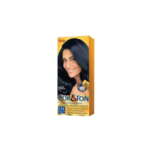 Tintura Niely Cor&Ton Preto Azulado Especial 1.7 180g