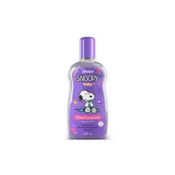 Óleo Corporal Snoopy Baby Hora de Ninar Com 200ml