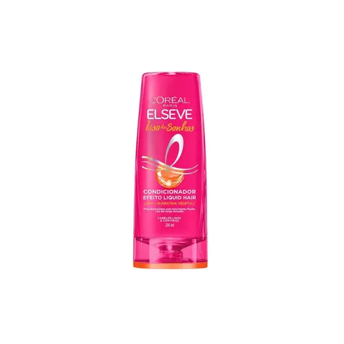 Condicionador Elseve Liso dos Sonhos Efeito Liquid Hair Com 200ml